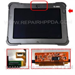 LCD with Touch with front cover replacement for Zebra Xslate L10ax